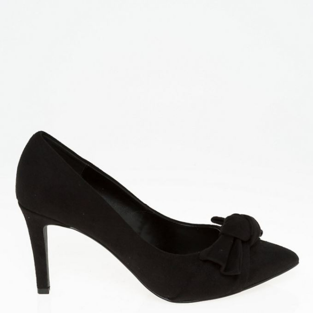 Satin Bow Pumps